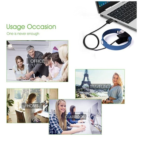 Fitbit Alta - Charging Clip Compatible for Replacement USB Charger Adapter NWOT - Picture 9 of 10